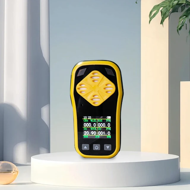 Jucheng h2s co o2 03 personal security alarm combustible multi-ozone gas detector