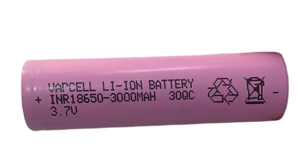 18650 30Q rechargeable lithium ion battery 3000mah 20A for electric vehicles 18650 battery cells