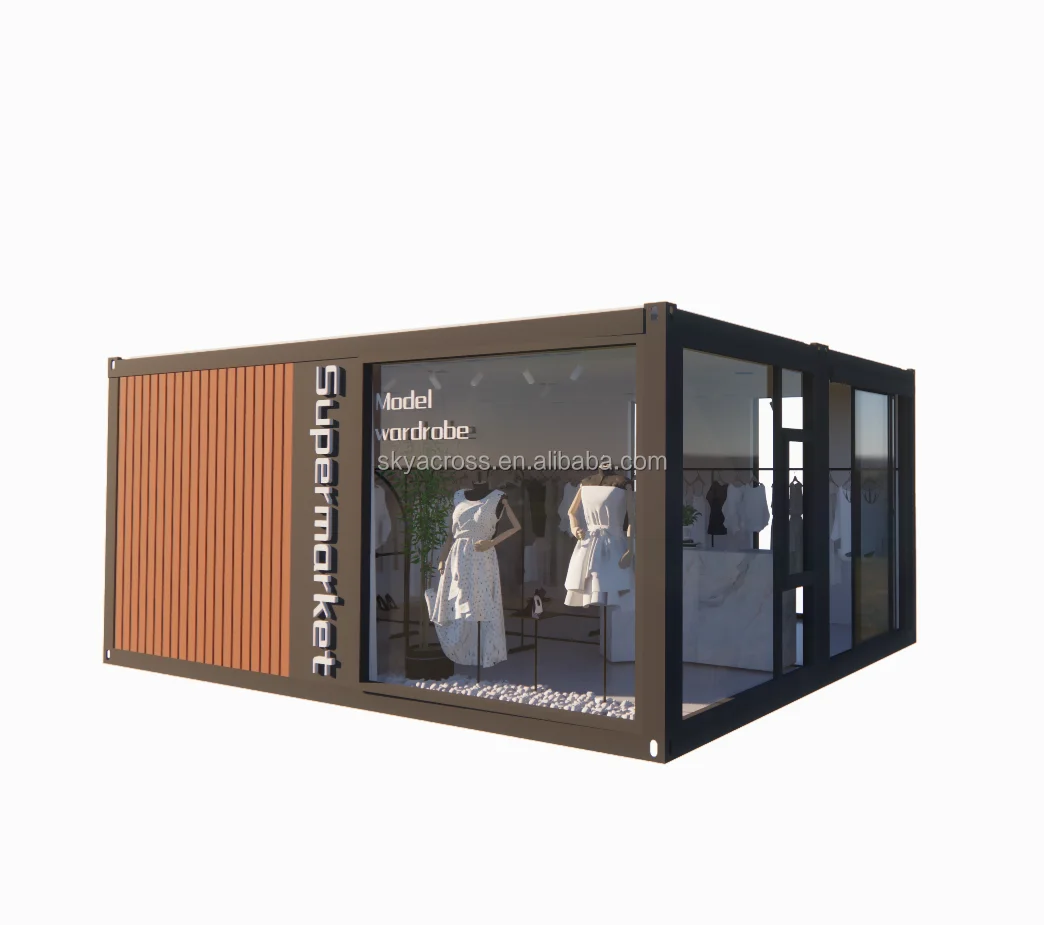 Quick container installation luxury department store clothing store coffee house practical office home stay small house