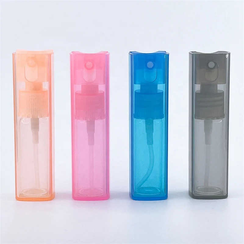Beautiful 10ml Dental Oral Disinfection Spray Bottle Plastic Clothes Freshener Colorful square Pump