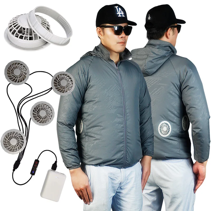 2022 Hot Sale Factory Cheap Price Summer Air Conditioner Cooling Clothing Work Cooling Clothing Jacket Men Clothes