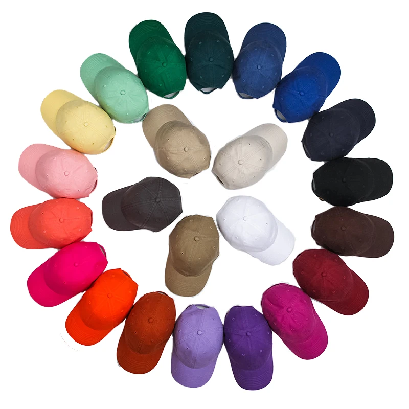 Top quality plain blank customized hats cap bulk custom embroidery logo dad hat