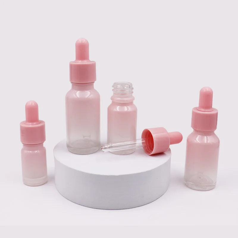 Skincare packaging big glass drop bottle oil perfume Glass Pipette Graduated 30ml Glass Dropper Bottle botellas de vidrio