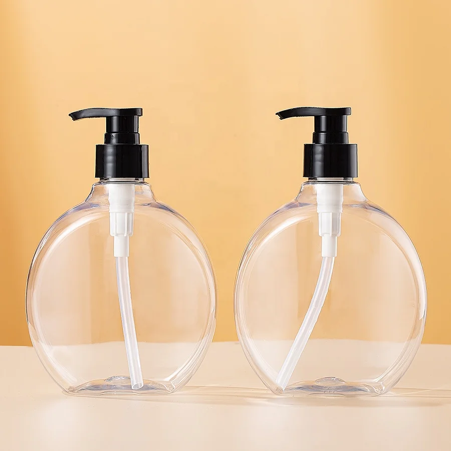 537ml hand wash liquid bottle with lotion pump shower gel bottle plastic hand sanitizer bottle