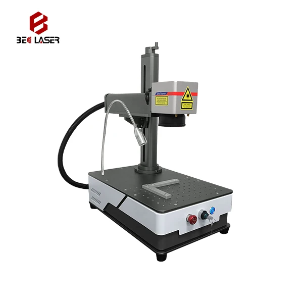 Good quality Mini 20W/30W Raycus Portable Type ring engraving machine Fiber Laser  Marking Machine for metal marking, engraving
