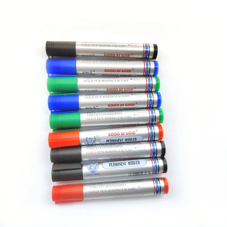 High Quality Durable Quick Drying Waterproof Permanent Ink Type Marker Pens for School Office
