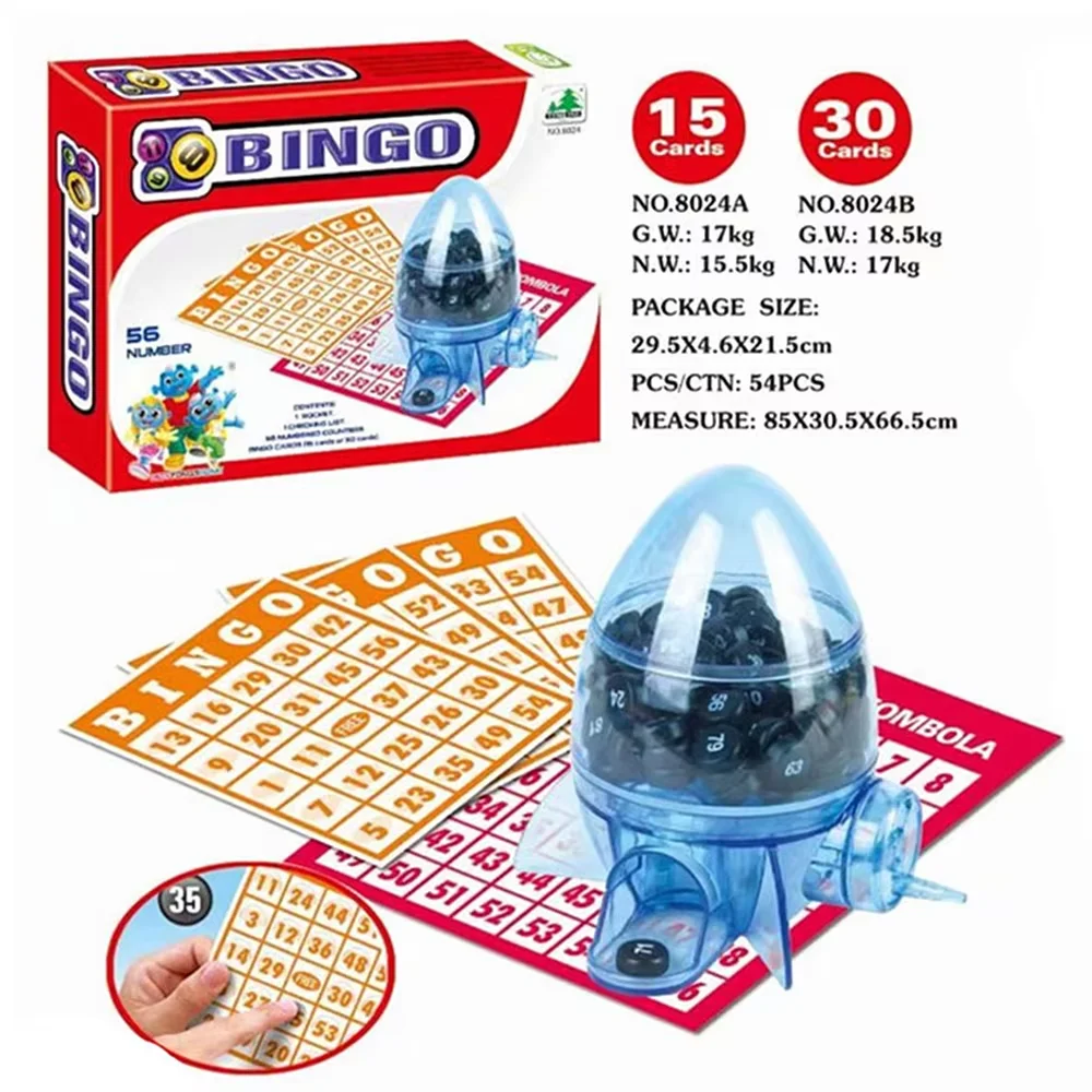 Plastic Leisure Entertainment Game Mini Lottery Machine Hand-cranked Lucky Bingo Machine Board Game