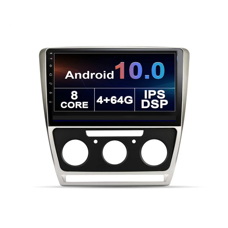 Touch Screen 10 Inch Touch Screen Car DVD Player Head Unit For VW OCTAVIA 2007 2008 2009 2010 2011 2012 2013 2014