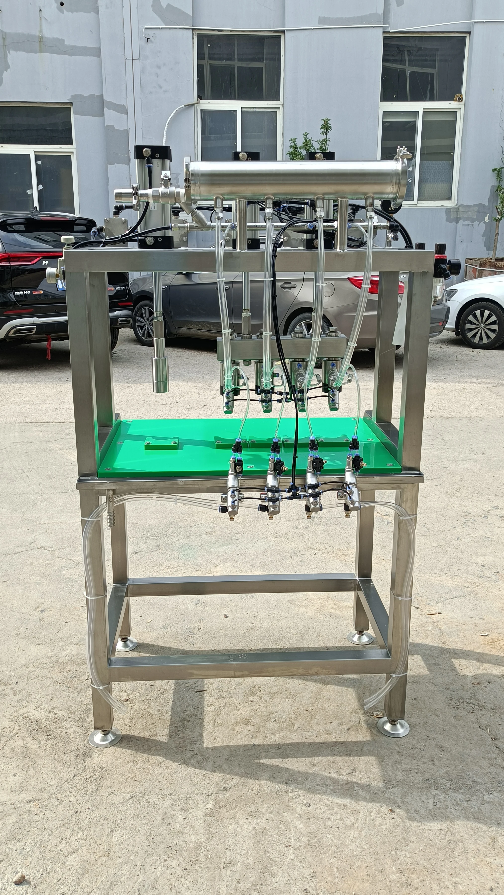 Ручная машина для розлива и закупорки 4 насадки и 1 головка для розлива и закупорки пивных бутылок