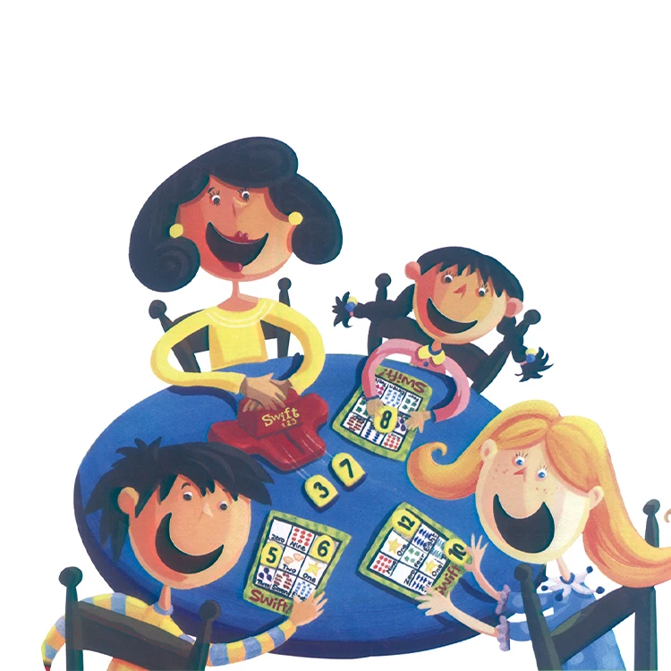 Горячая распродажа! Номер счета Swift Бинго Игры развивающие игрушки для