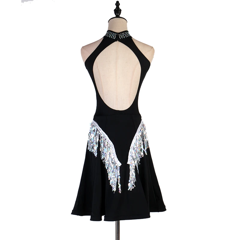 Custom backless latin adult dance dress latin dress skirt latin dance dress woman