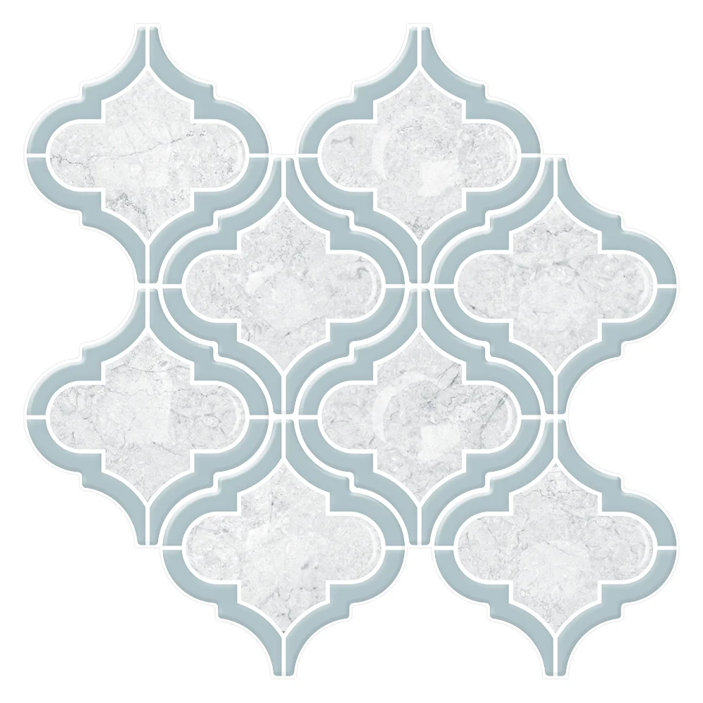 Breathable House decoration kitchen backsplash tiles Lantern Design new style wallpap decor peel and stick 3d tiles