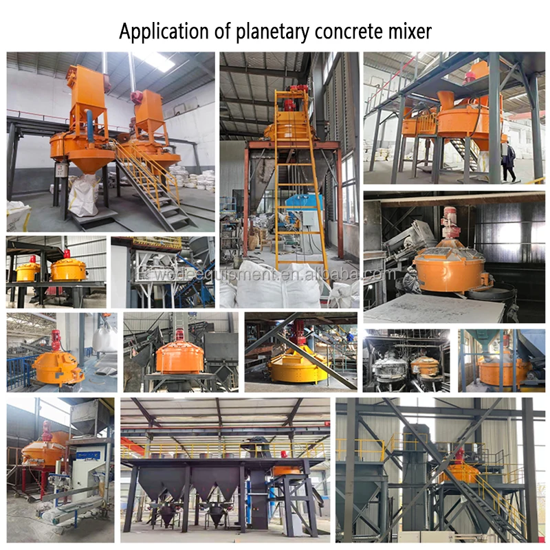 500L Precast concrete mixer vertical shaft planetary mixer concrete for manufacturing precast cement