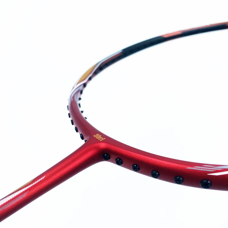 2023 New 100%  Full Carbon Graphite Badminton Racket Professional Factory Supply and OEM Colorful Design
