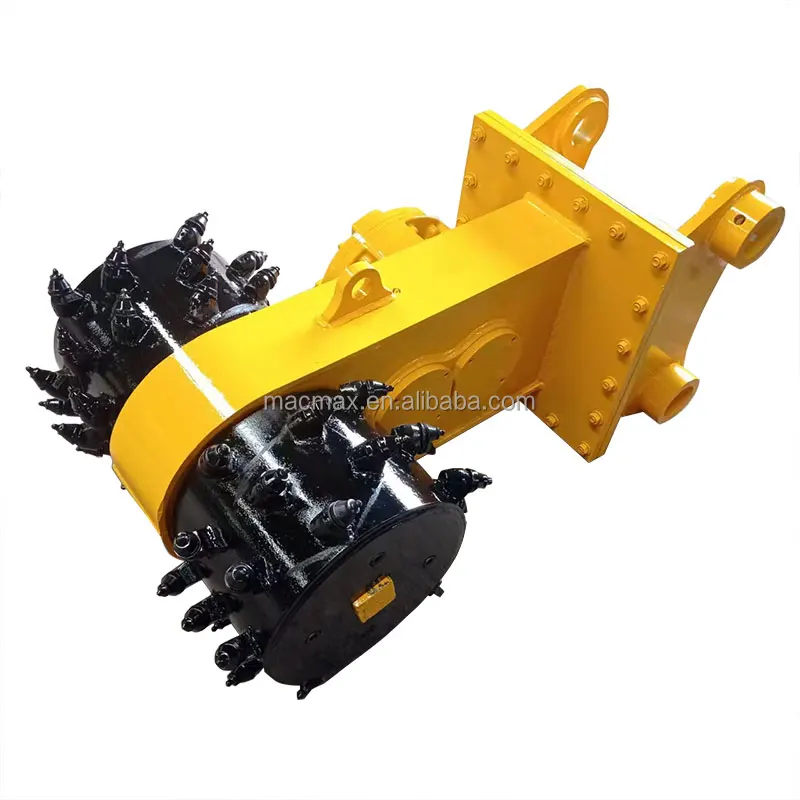 Hydraulic milling machine drum cutter excavator attachment rock crusher for sale at factory price