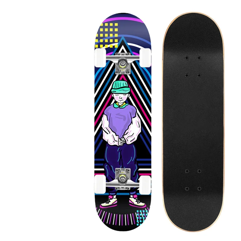 Best Selling Pro Skateboard, Canadian Maple Complete Skateboard Popular Chinese Factory High Quality