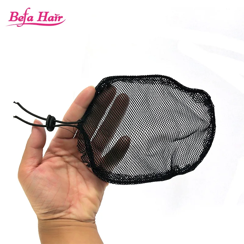 Ponytail hair net with adjustable strap weaving wig caps ponytail wig maker for making ponytail