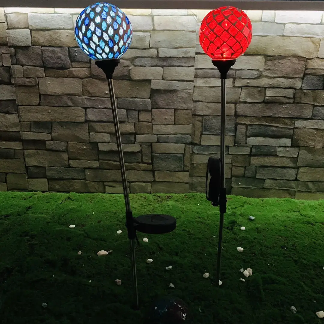 Waterproof Solar Fence Lights LED Solar Lamp Garden Lights Outdoor Solar Light Sunlight RGB Gradient Decor Stair Fence Lamp