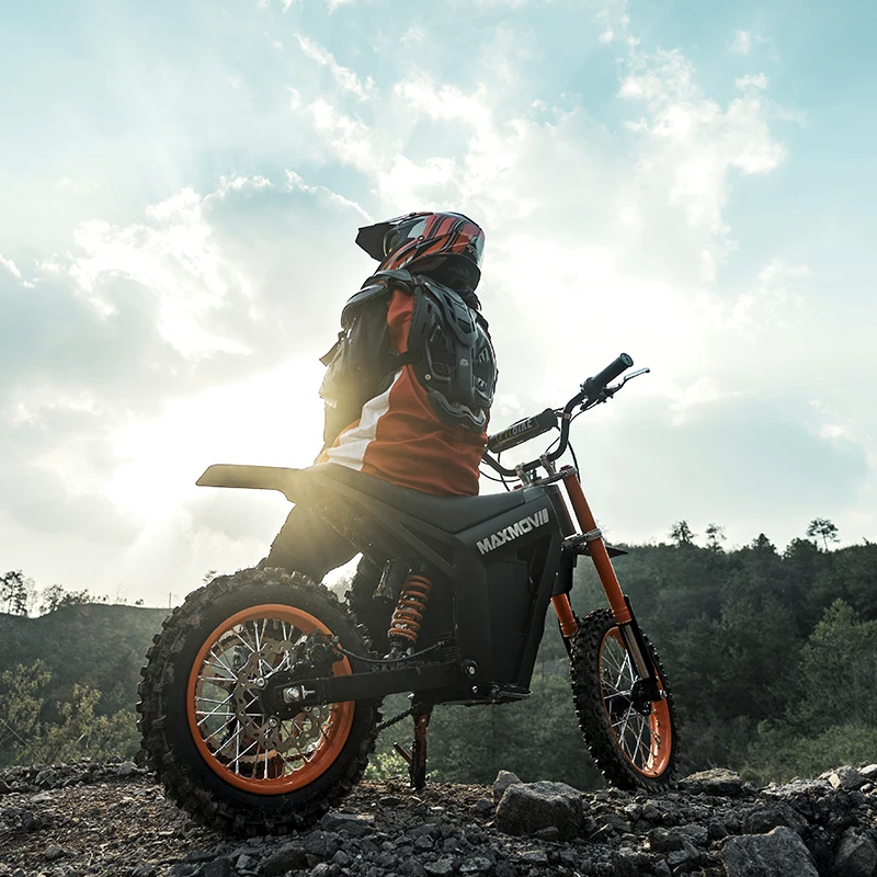 MAXMOV CE Certified High Speed 55km/h Adult E Motorbike Hydraulic Brake Cheap Powerful Electric EV Dirt Bike Electric Motorcycle