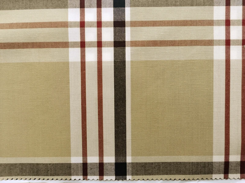 high quality124gsm 50%ranyon from bamboo classic plaid regular peaching yarn dyed fabric for shirt blouse wind coat costume