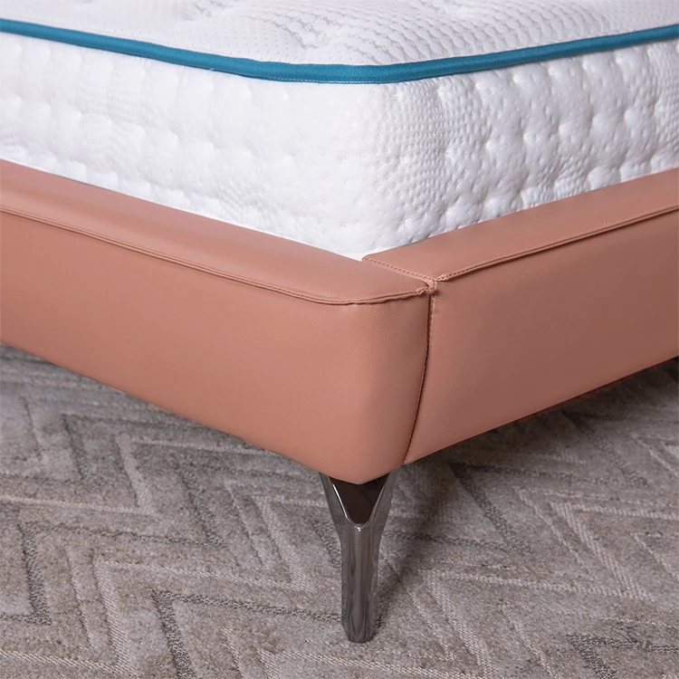 bedroom furniture camas modern wood queen king full size soft upholstered low platform bed frame with headboard