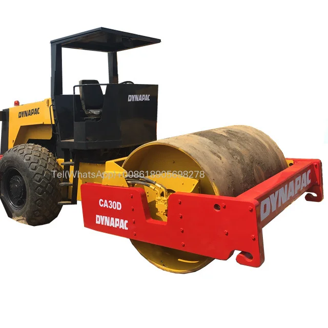 Second Hand Dynapac CA30D Vibratory Smooth Drum Road Roller 3 Ton In Good Condition For Sale