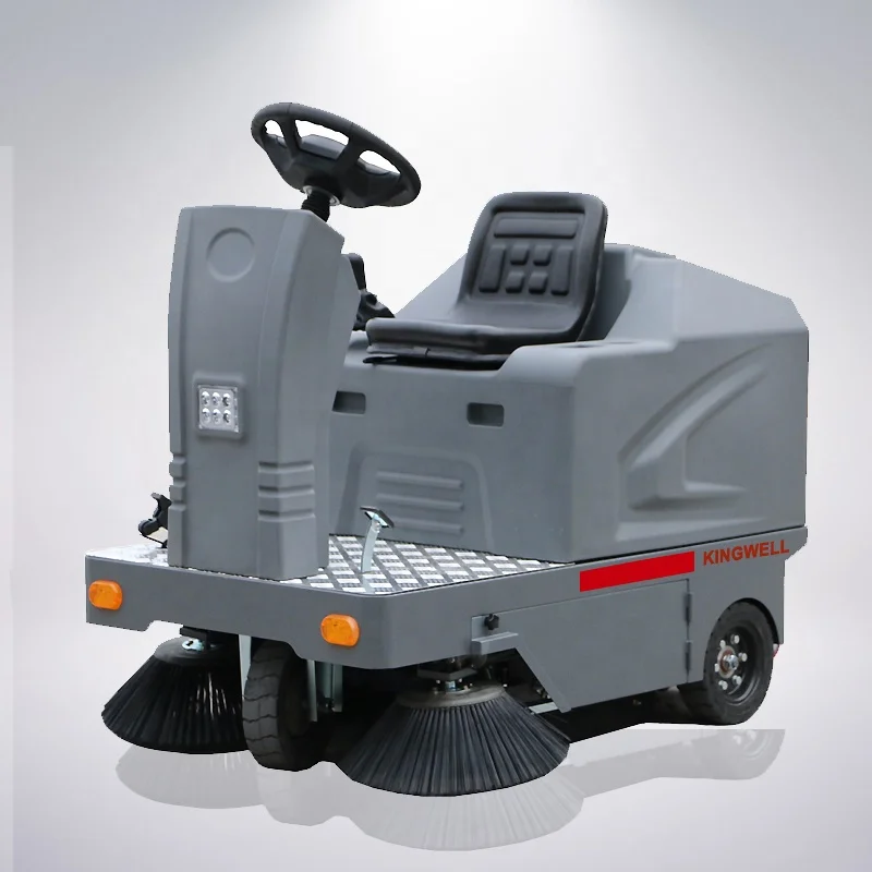Commercial Industrial Floor Sweeper Cleaning Machine Best Electric Ride On Road Street Sweeper