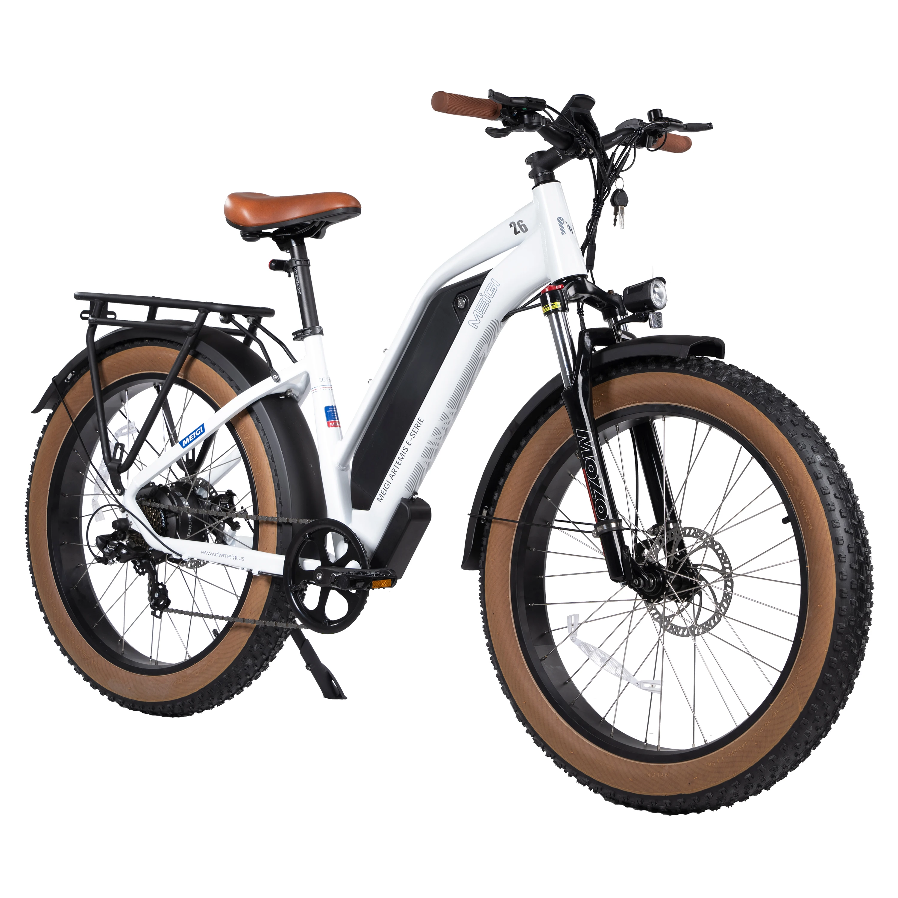 2023 MEIGI electric bike manufacturer with 20 years electric bike automatic cyrusher electric bike with UL with mudguards