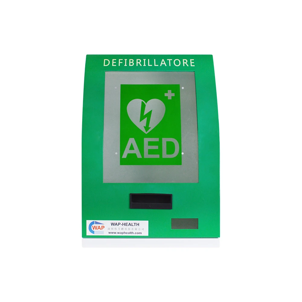 WAP Alarmed Aluminium Lock Wall Emergency Custom First Aid Kit Outdoor AED Cabinet With Logo