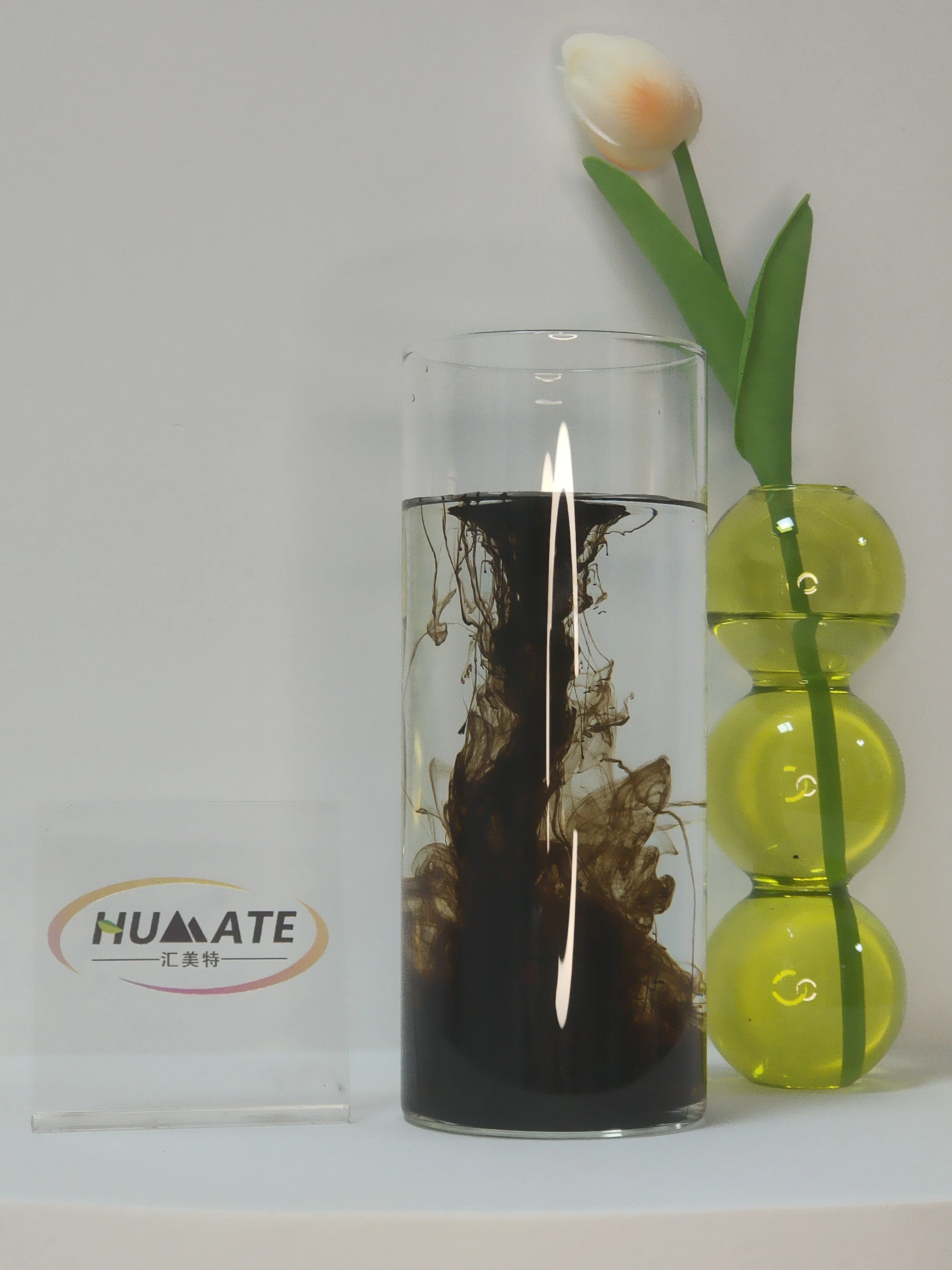 chemical additive auxiliary chemicals Good Water Soluble Sodium Humate Powder used  as  Petroleum Drilling Additives