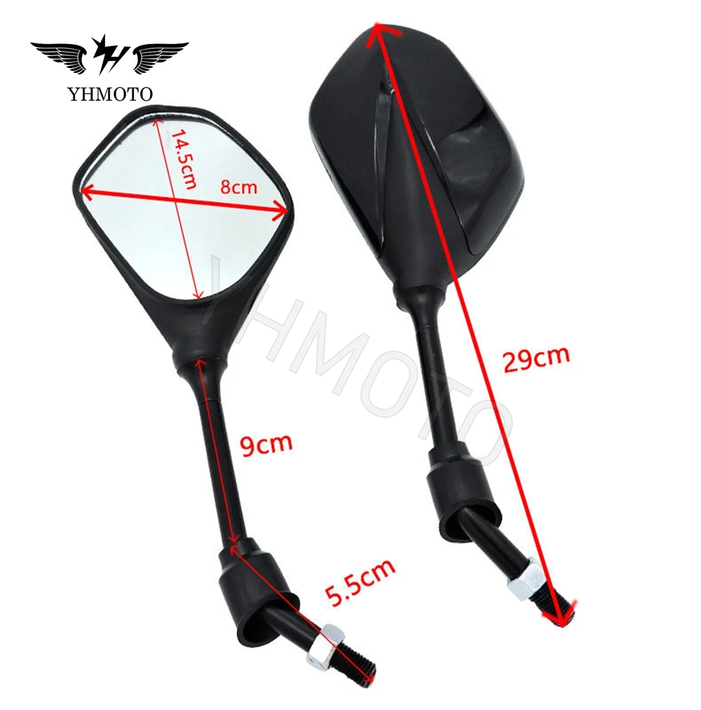 for Yamaha Aerox 155 Honda Click 160 PCX Vehicle Motorcycle Scooter Parts 10mm Adjustable Cheap Rear View Side Mirror