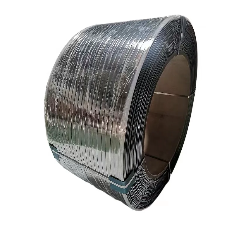 factory direct sale good price high quality customized AISI 201 stainless steel strapping band oscillated wound steel  strip
