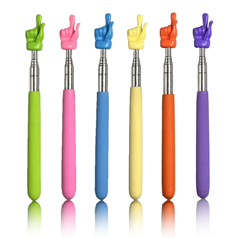 Cute Retractable Kid Reading Fignger Pointing Stick Toys For Elementary School Kindergarten Teacher