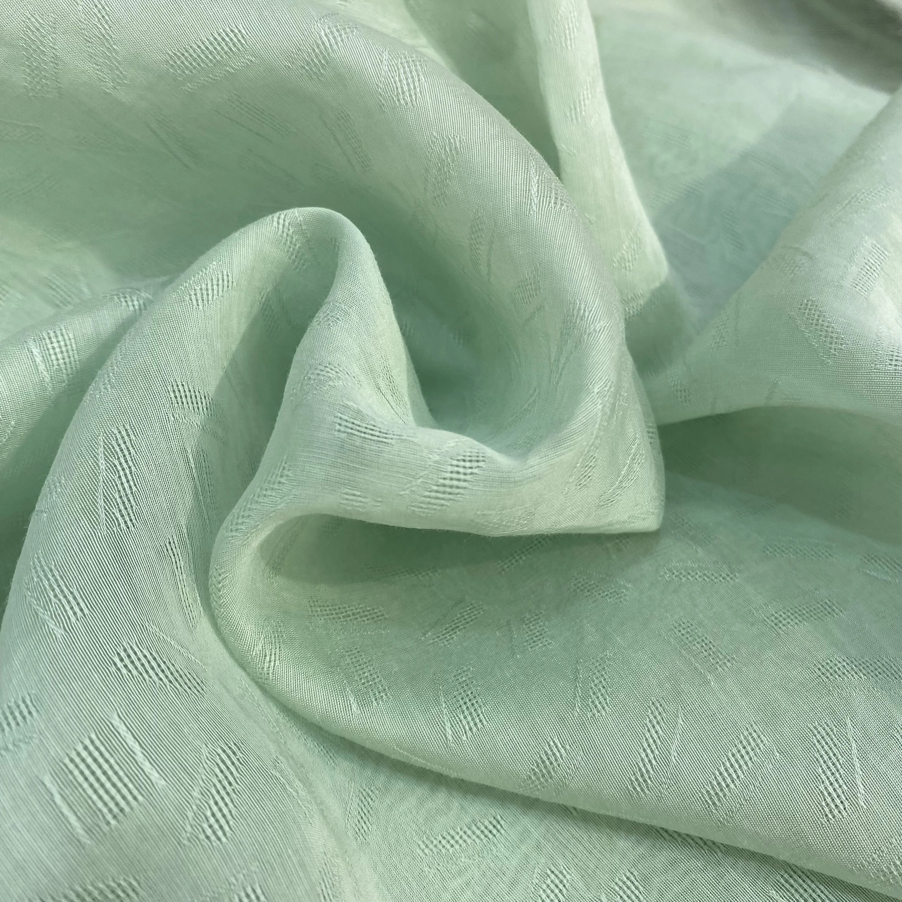 custom printed digital printing jacquard Tnecel nylon chiffon fabrics for dress