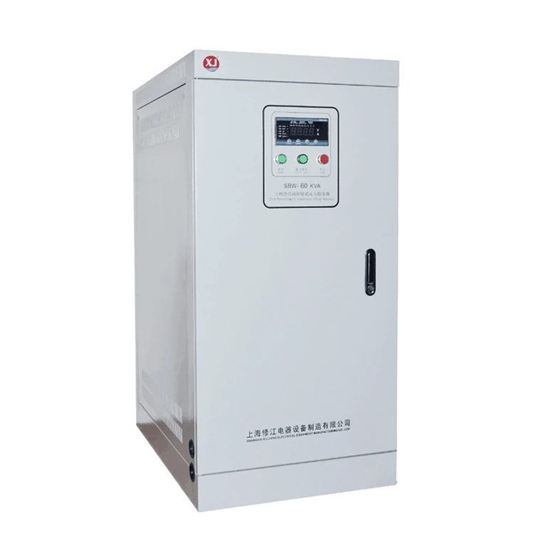2022 High Accuracy 60Kva 230V Three Phase Automatic Voltage Stabilizer Regulator AVR for Welding Machine Price