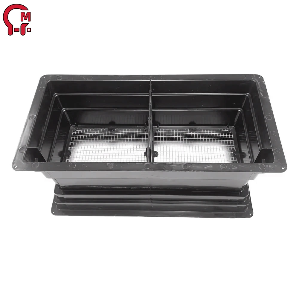HLM 6-8-in Combo Foundation Vent/Damper Plastic Foundation Vent Expandable air Vent
