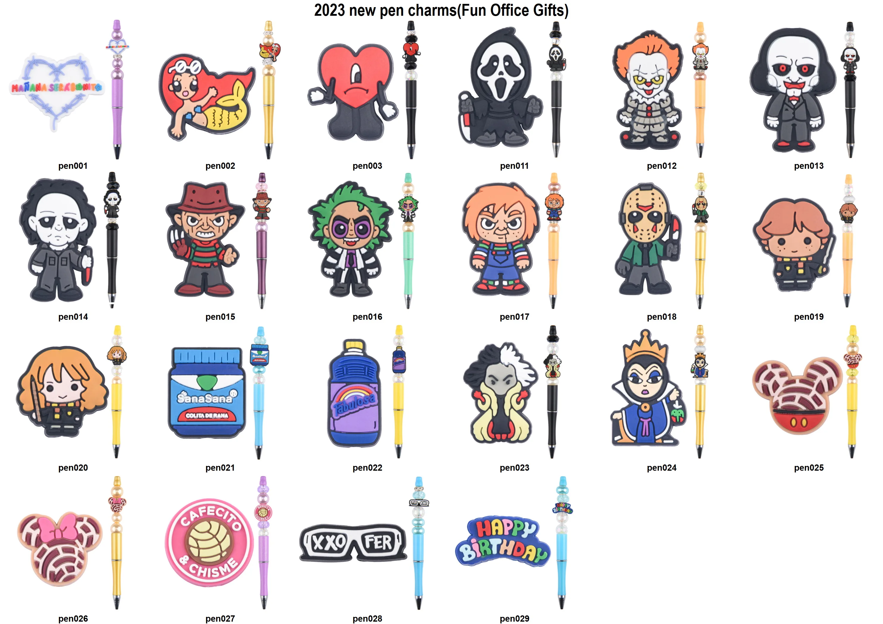 new arrival maple leaves silicone focal beads DIY beaded pen charms pvc decoration