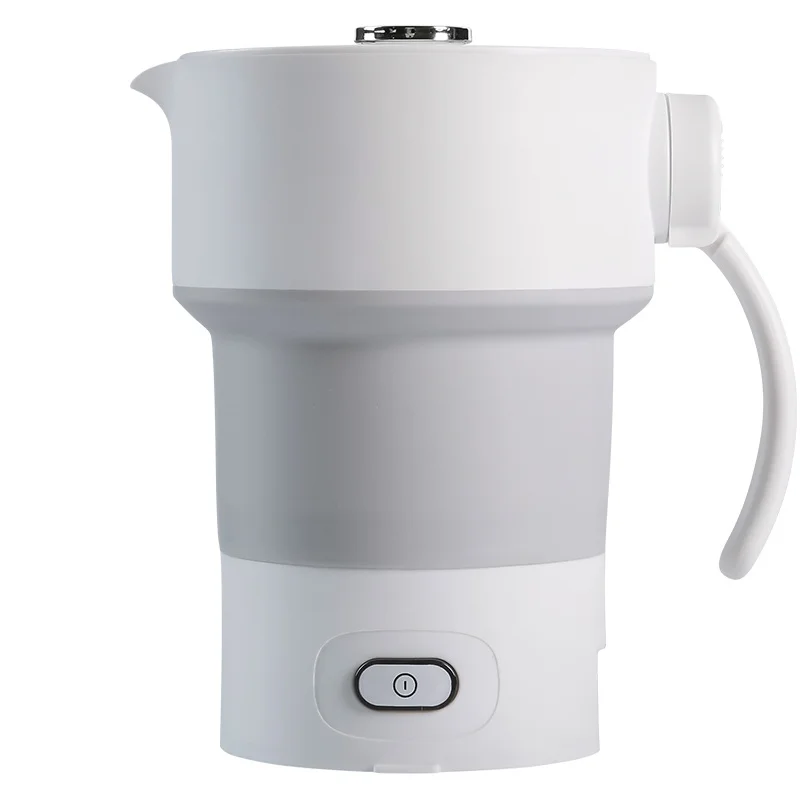
2021 New Design Travel foldable kettle Mini Folding Electric Collapsible Silicone Outdoor Portable Kettle 