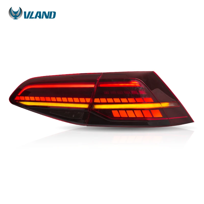 VLAND LED Taillights Rear Tail Lamp Assembly 2004-UP Sequential Rear Light For VW mk7 golf 7 golf mk7 7.5