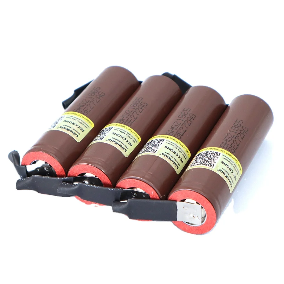 Liitokala HG2 18650 3000mAh Electrical Tools  High-Discharge, 30A High Current DIY Nickel  Lithium ion Rechargeable Battery