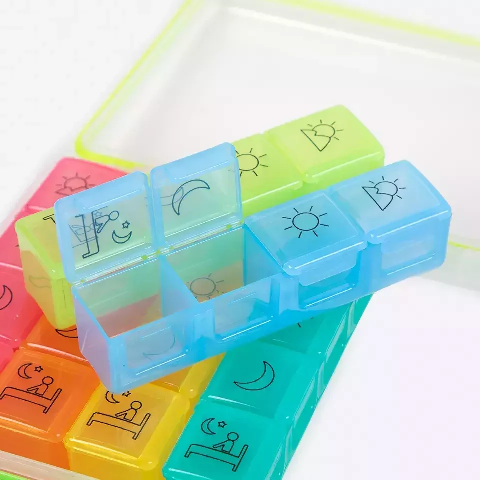 Weekly Pill Organizer,7 Days Weekly Pillbox