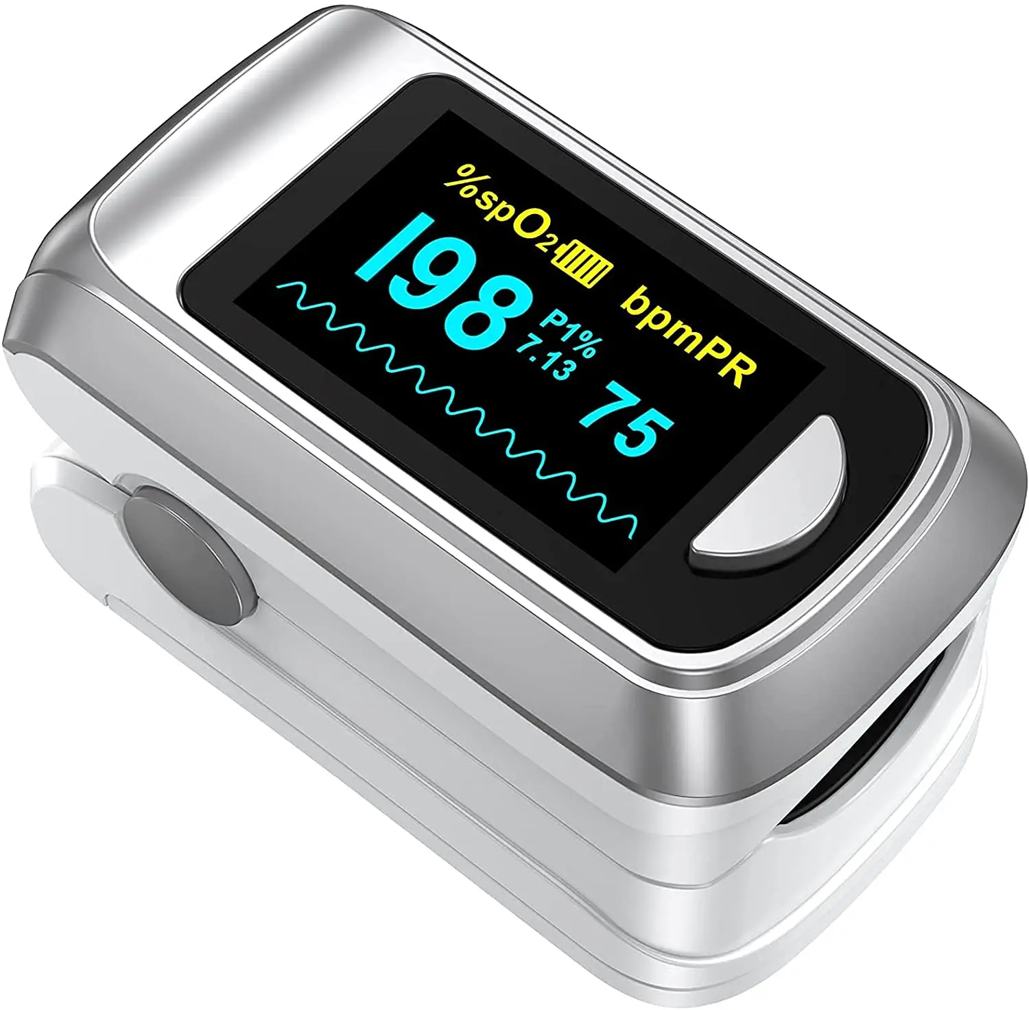 Oxygen Blood Finger Oxygen Meter Spo2 Fingertip Pulse Digital Oximeter