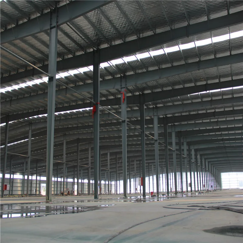 Многоэтажная оцинкованная стальная конструкция для цеха с офисом