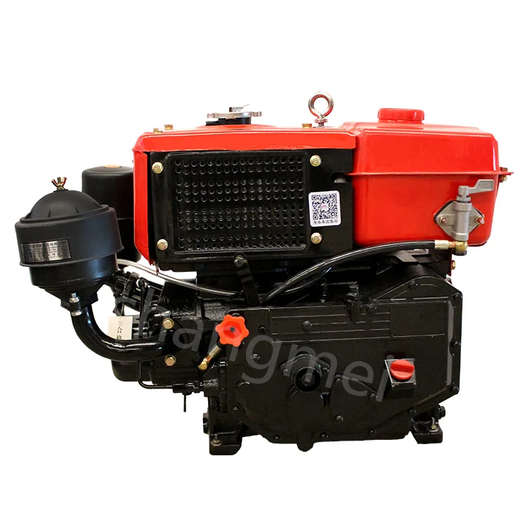 R180 R190 Single Cylinder Diesel Engine 8hp 10hp Water Cooled Electric Start Tractors Diesel Engine