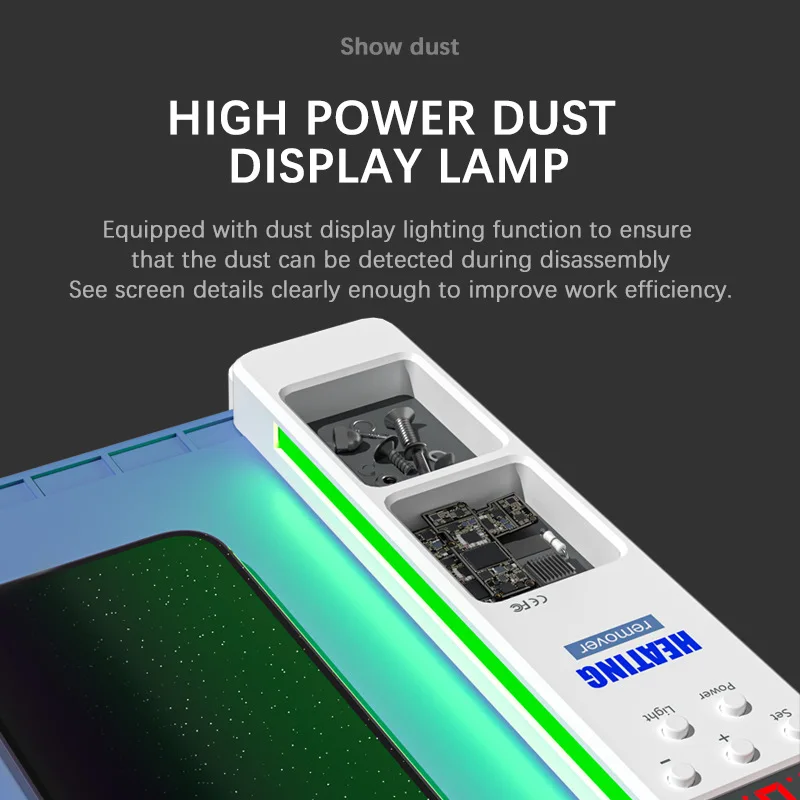 Jiaige KGX-868PRO 16-дюймовый мобильный телефон планшет и IPAD обслуживание ЖК-экран разборный нагревательный стол Индивидуальная поддержка OEM