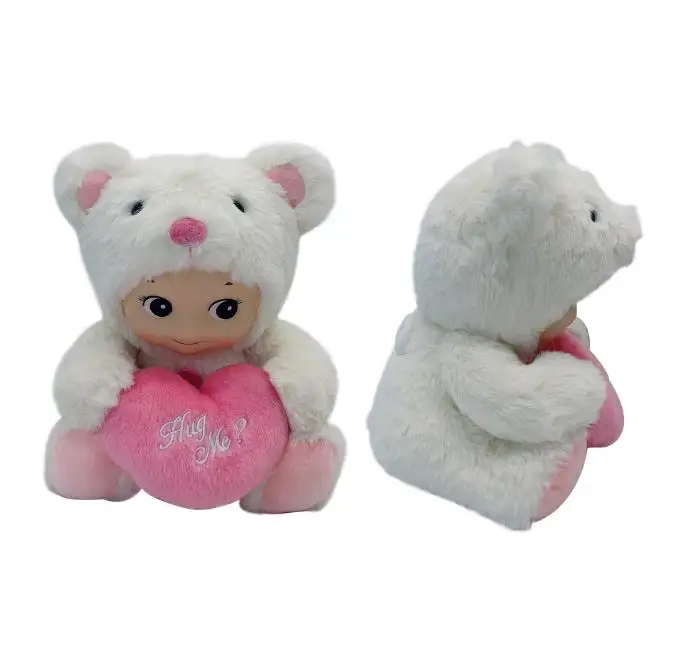 2024 custom sonny angels bear sonny plush toy stuffed baby angel sonny animal plush toys hug love heart plush doll