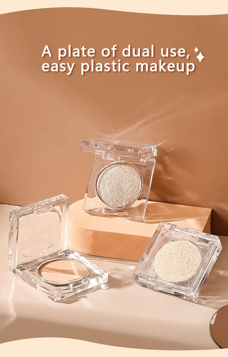 Popular Pearlescent Shiny Bright Eye Cream High Pigment Smooth Eye Shadow Palette 4 Colors Vegan Face Eye Shadow Cream