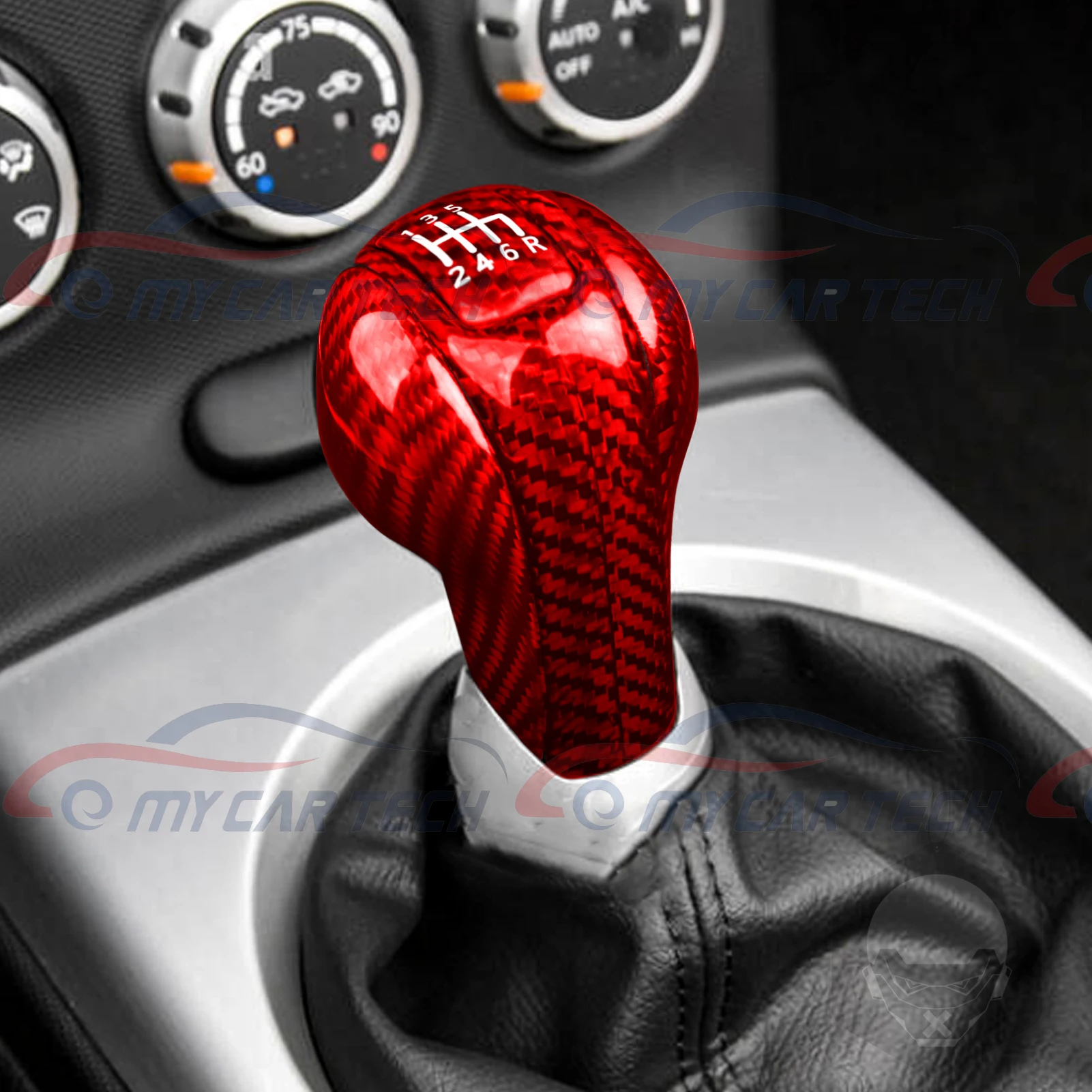 gear shift knob cover  carbon fiber trim for nissan 350z 2003-2009