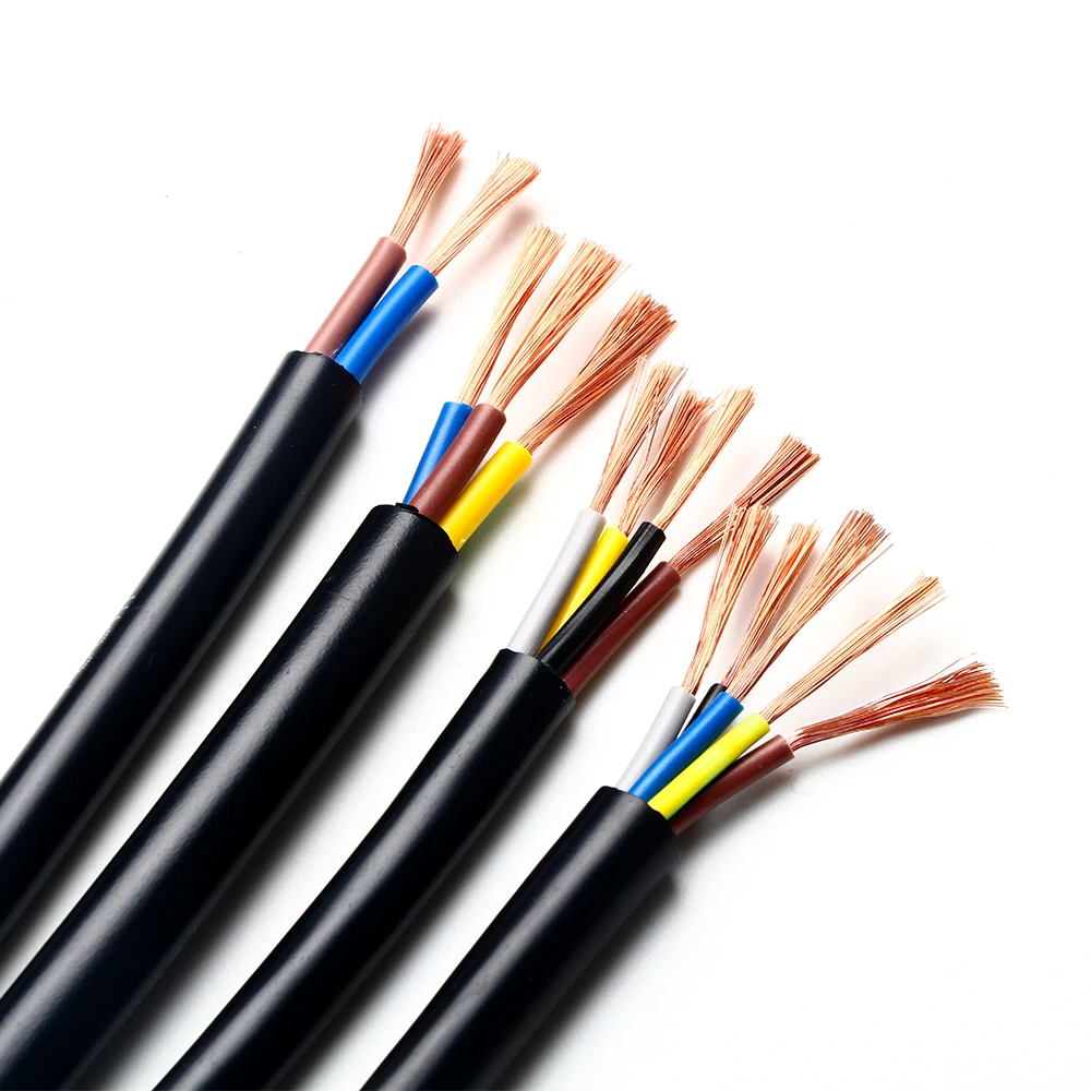 PVC 3265 oil resistant low smoke halogen free cross linked single bare copper wire