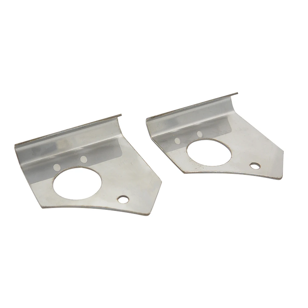Custom Made Punching Stamping Bending Drilling Clamp Aluminium Brushed Polishing Parts with holes